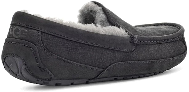 UGG 男士黑色Ascot哑光拖鞋 1103889-BLK Purchase UGG 男士黑色Ascot哑光拖鞋 1103889-BLK