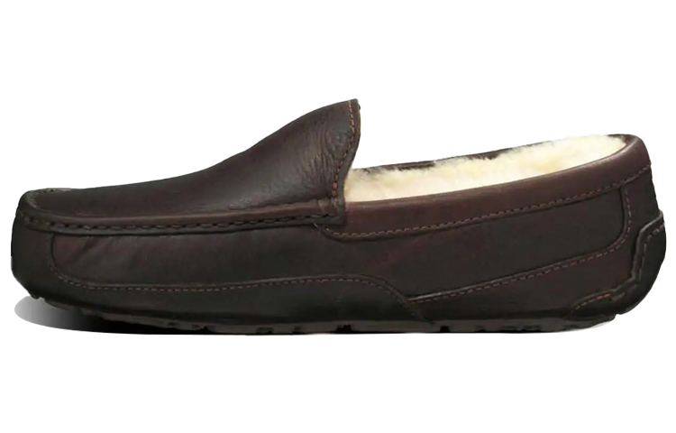 UGG Ascot Leather Slipper 'Brown' 5775-CTEA