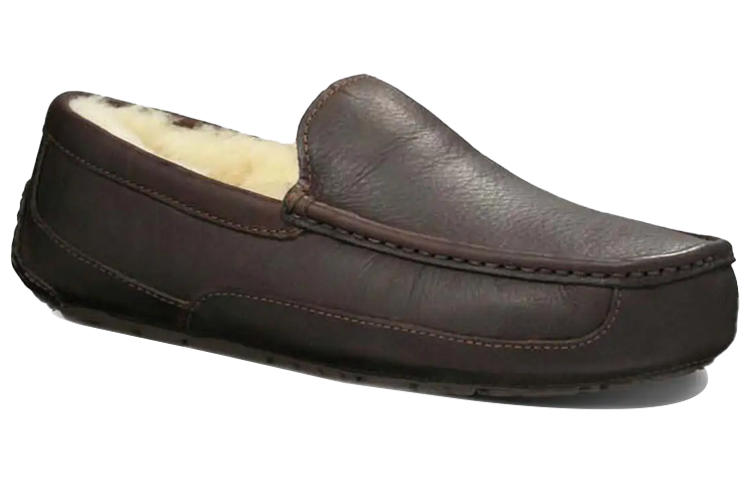 Lookbook UGG Ascot Slipper Kulit 'Coklat' 5775-CTEA