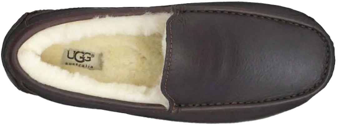 UGG Ascot皮革拖鞋 一腳蹬運動休閒鞋 棕色 Purchase UGG Ascot皮革拖鞋 一腳蹬運動休閒鞋 棕色