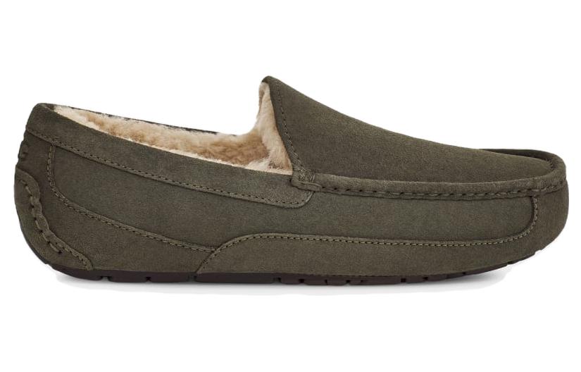 Order UGG Ascot 絨面 圓頭套足 休閒鞋 男款 綠色