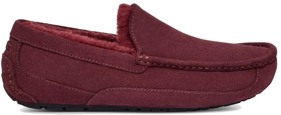 UGG Ascot 絨面 圓頭套腳 休閒鞋 男款 酒紅色 Order UGG Ascot 絨面 圓頭套腳 休閒鞋 男款 酒紅色