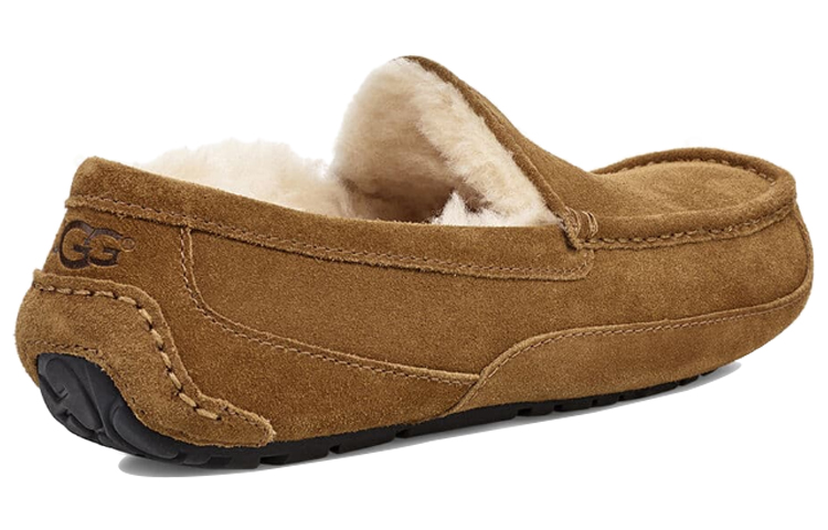 Purchase UGG Ascot Pantoufle ''Chestnut Doublée en Laine'' 1101110-CHE