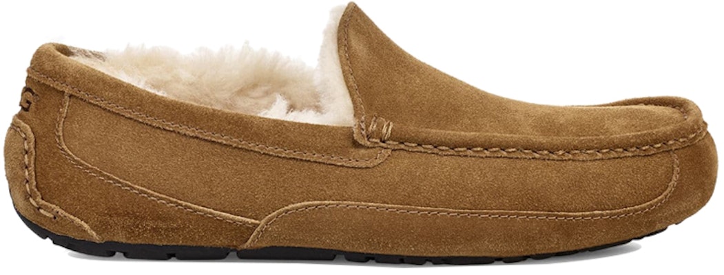 UGG Ascot Slipper 'Chestnut Fleece Lined' Lelaki Kasut Rumah Berbulu Hangat 1101110-CHE Order UGG Ascot Slipper 'Chestnut Fleece Lined' Lelaki Kasut Rumah Berbulu Hangat 1101110-CHE