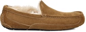Order UGG Ascot Slipper 'Chestnut Fleece Lined' Lelaki Kasut Rumah Berbulu Hangat 1101110-CHE