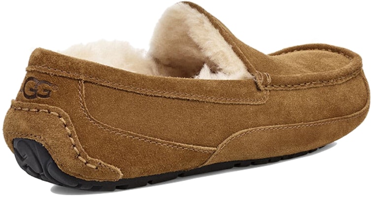 UGG Ascot Slipper 'Chestnut Fleece Lined' Lelaki Kasut Rumah Berbulu Hangat 1101110-CHE Shop UGG Ascot Slipper 'Chestnut Fleece Lined' Lelaki Kasut Rumah Berbulu Hangat 1101110-CHE
