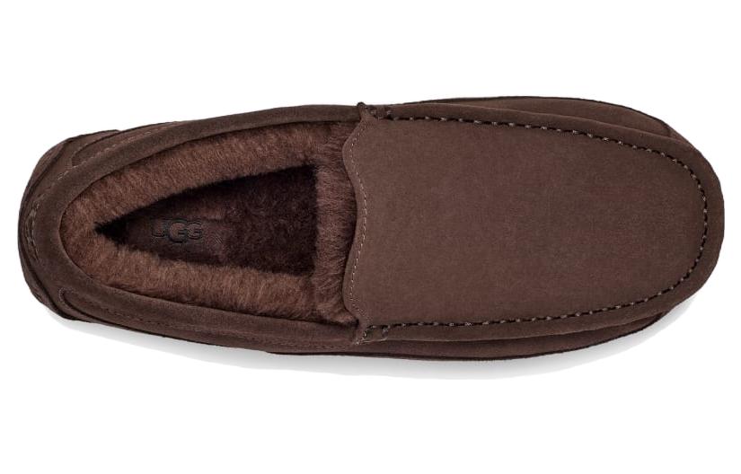 Lookbook UGG Ascot Slipper Dusted Cocoa 'Coklat' 1101110-DDC