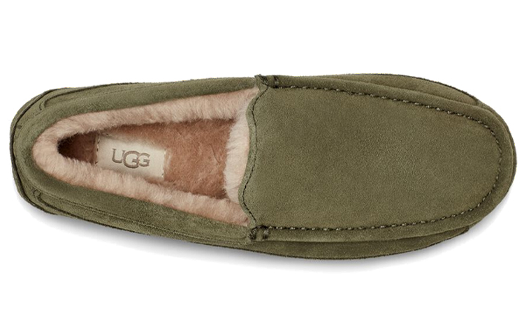 Shop UGG Ascot 拖鞋 '橄榄绿' 1101110-BTOL