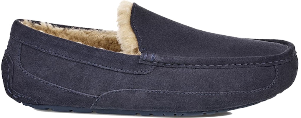 UGG Ascot 拖鞋 加絨保暖 一腳踏舒適運動休閒鞋 藍色 Order UGG Ascot 拖鞋 加絨保暖 一腳踏舒適運動休閒鞋 藍色