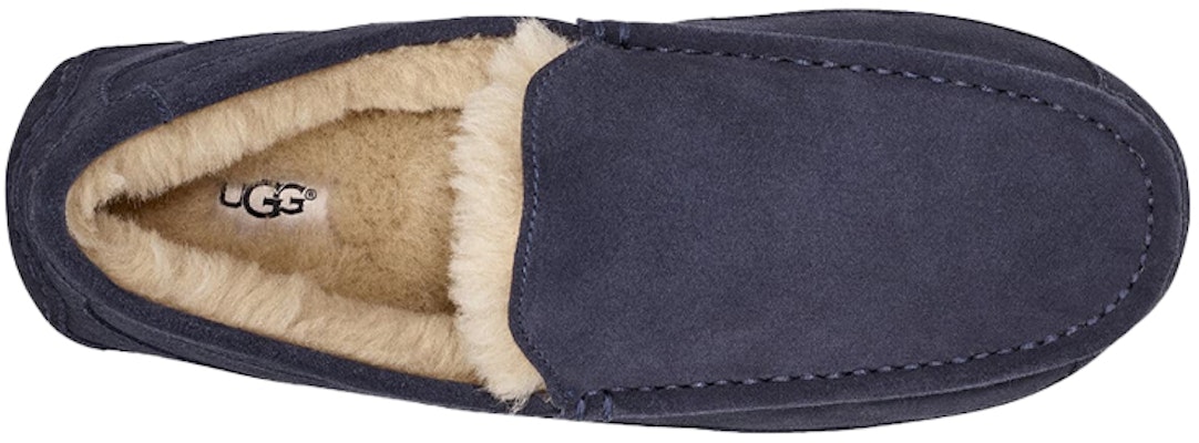 UGG Ascot 拖鞋 加絨保暖 一腳踏舒適運動休閒鞋 藍色 Purchase UGG Ascot 拖鞋 加絨保暖 一腳踏舒適運動休閒鞋 藍色