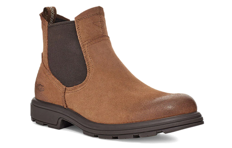 Shop UGG Biltmore 切尔西靴 "栗色麂皮" 1123669-CTSD
