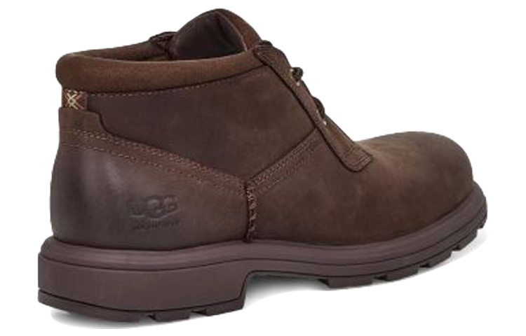 Shop UGG Biltmore Chukka Lacing Coffee Kasut Lelaki Kulit Coklat 1105009-STT