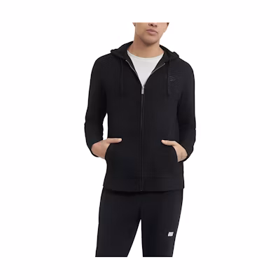 UGG Black Solid Color Zip-Up Hooded Jacket 1136936-TARR