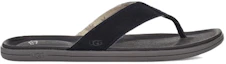 Order UGG Brookside Flip 二層牛皮 簡約舒適 人字時尚涼拖 男款 黑色