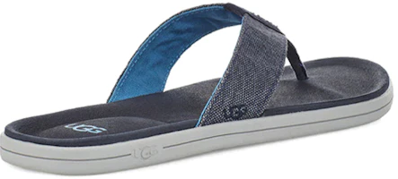 Shop UGG Brookside Slide 簡約休閒人字拖鞋 藍色