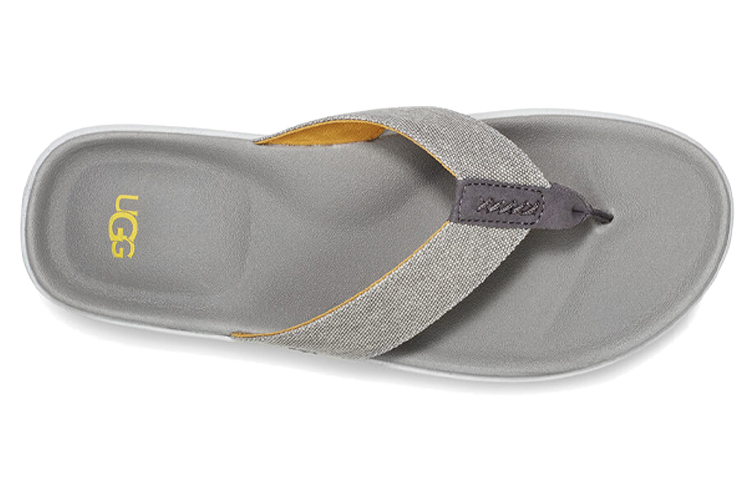 Shop UGG Brookside滑入款 輕便舒適 人字時尚拖鞋 灰色