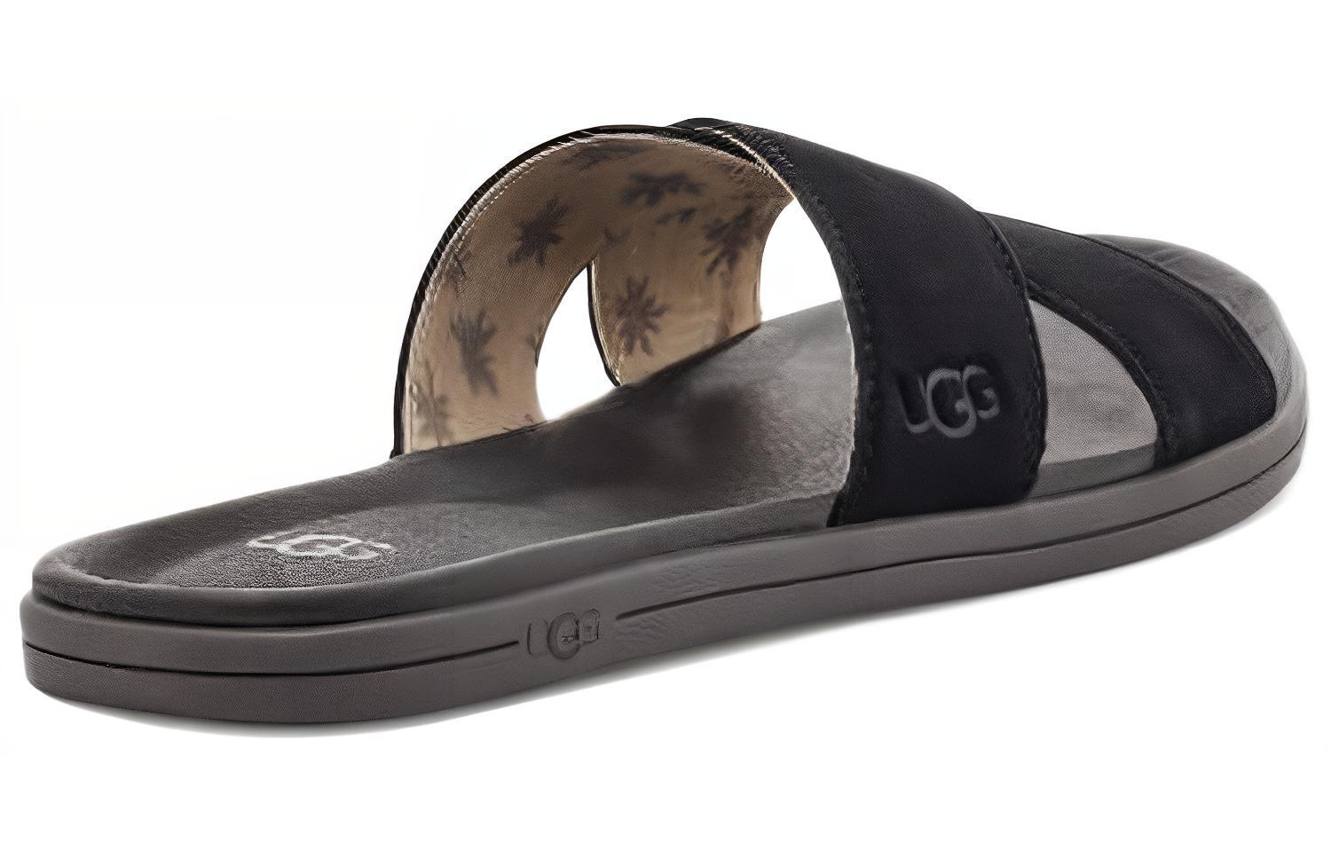 Shop UGG Brookside Slide Beach Black Hausschuhe 1113093-BLK