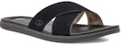 UGG Brookside Slide Beach Black Selipar Lelaki Perempuan 1113093-BLK