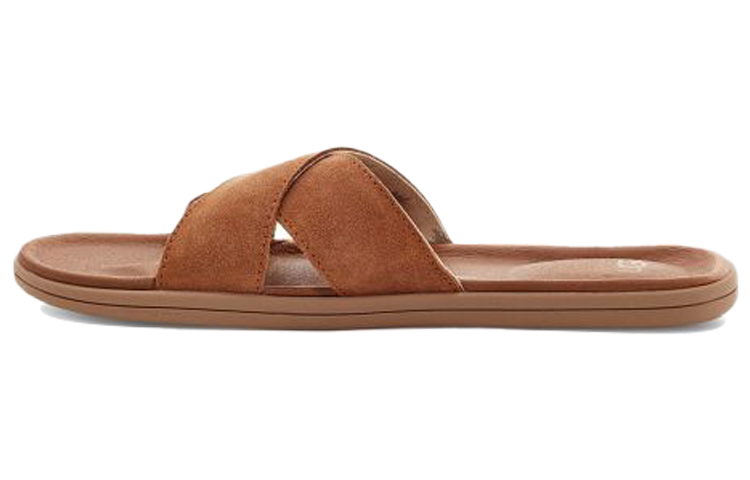 UGG Brookside Slide Beach Slippers Chestnut 1113093-CHE