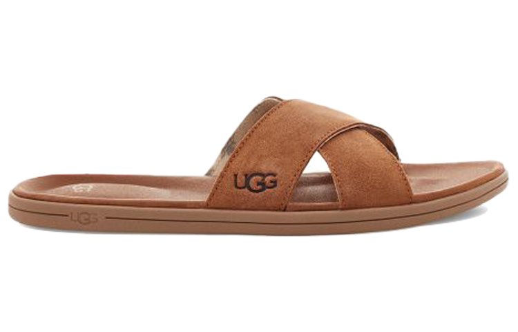 Order UGG Brookside Slide Strand Slippers Kastanjebruin 1113093-CHE