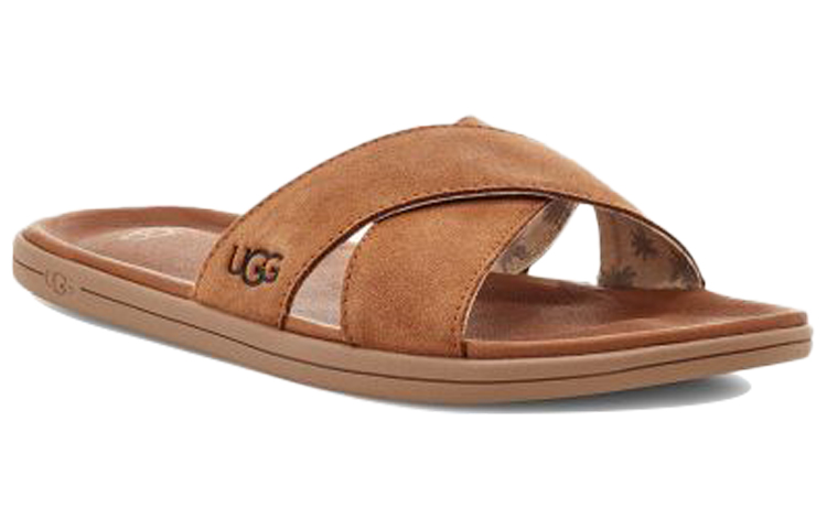 Lookbook UGG Brookside Slide Strand Slippers Kastanjebruin 1113093-CHE