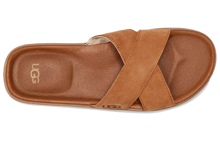 Purchase UGG Brookside Slide Strand Slippers Kastanjebruin 1113093-CHE