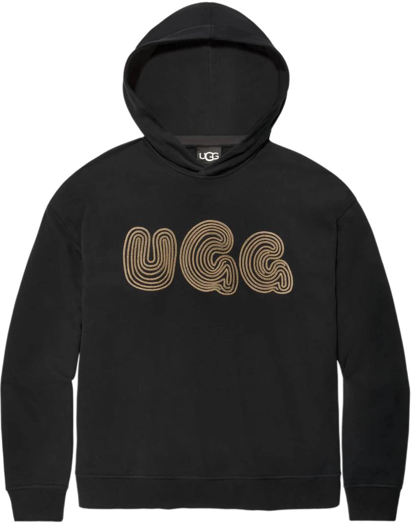 ugg-bubble-logo-hoodie-black-unisex-pullover-long-sleeve-sweatshirt-1154336-tarr