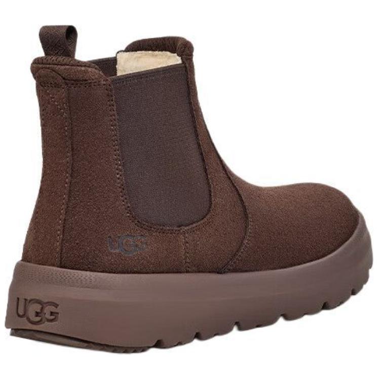 Shop UGG Burleigh 切尔西靴 巧克力棕 1152050-DDC