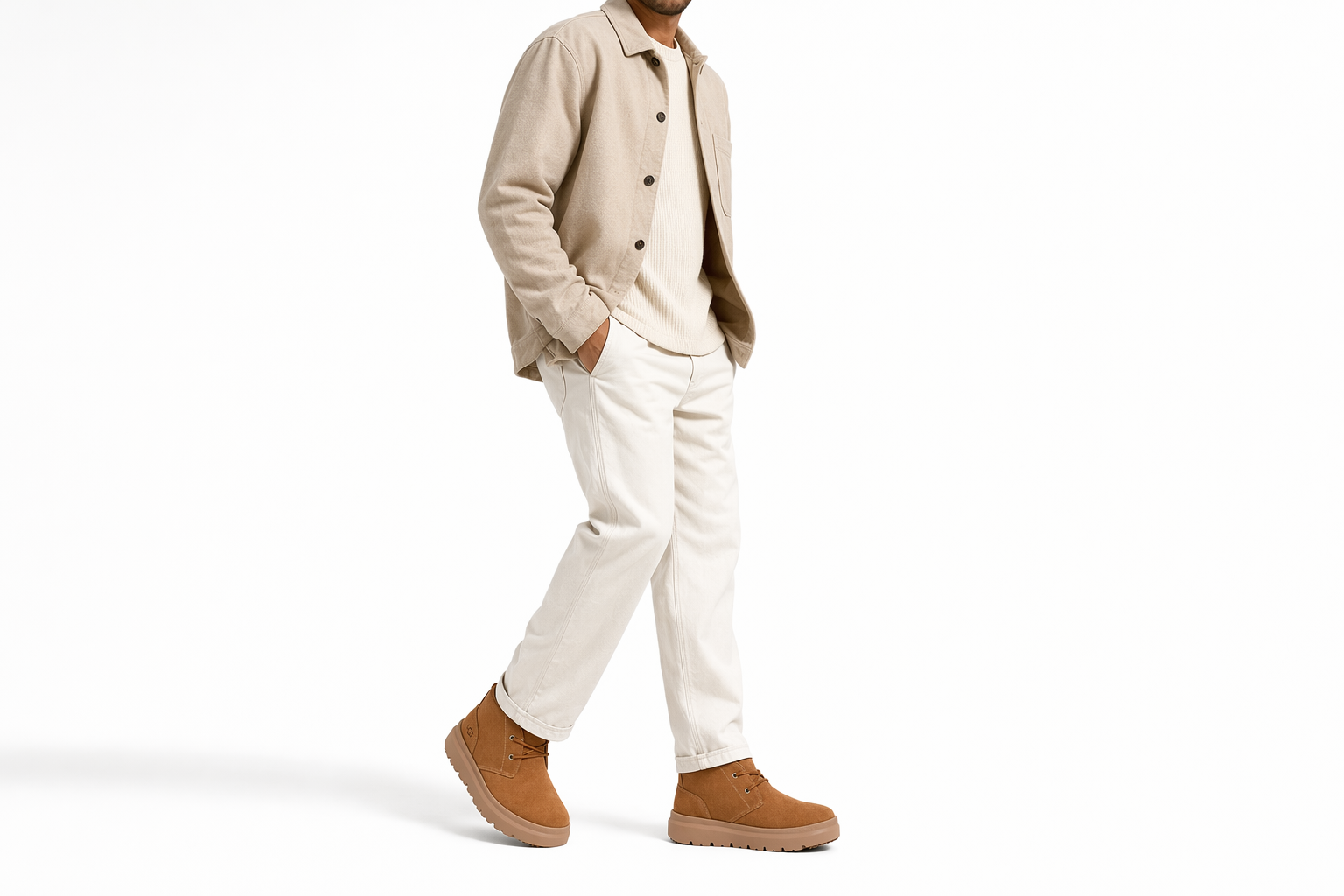Order UGG Burleigh Chukka Boot 'Chestnut' Sepatu Boot Coklat Tua Pria 1151773-CHE