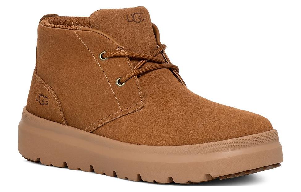 Shop UGG Burleigh Chukka Boot 'Chestnut' Sepatu Boot Coklat Tua Pria 1151773-CHE