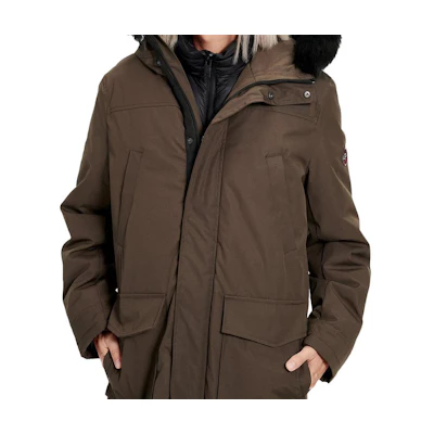 UGG Butte Parka Solid Zip Hooded Jacket Deep Olive 1105653-DOL