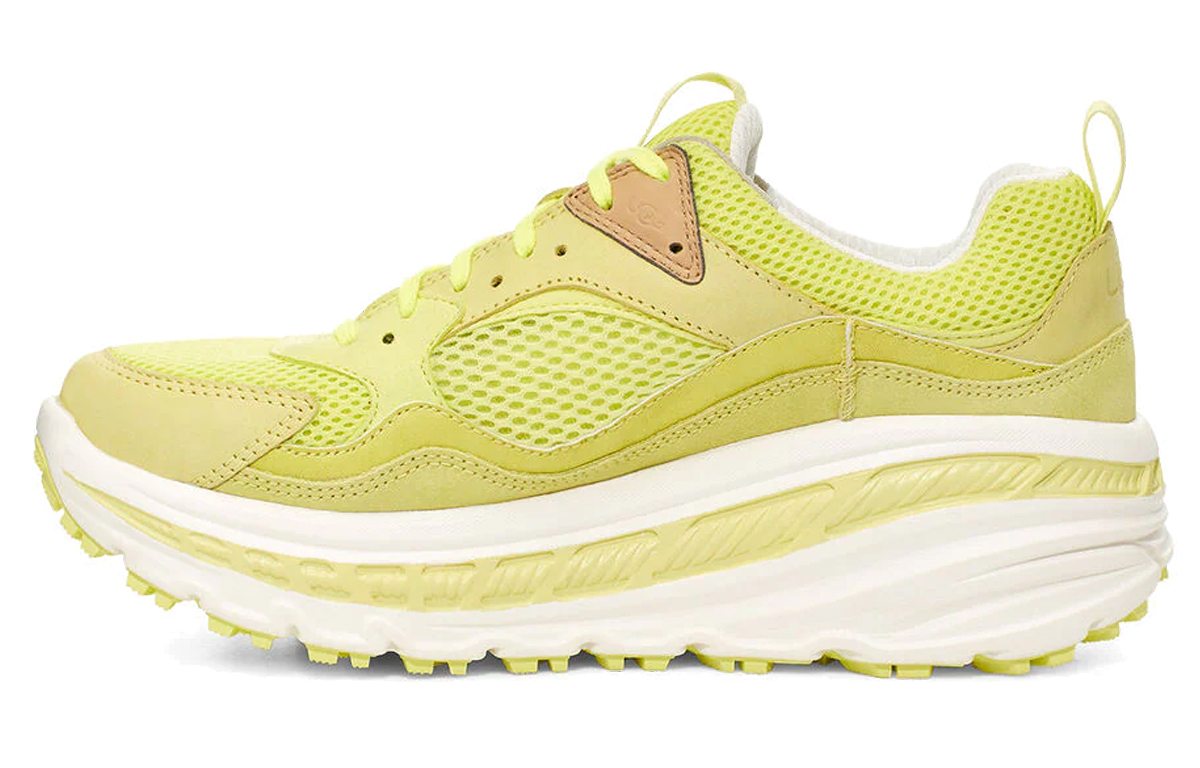 Buy UGG CA805 网布低帮‘黄色皮革’鞋 1108037-PWHT