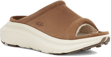 UGG CA805 V2 絨面 柔軟舒適厚底 時尚涼鞋 男款 棕色 Lookbook UGG CA805 V2 絨面 柔軟舒適厚底 時尚涼鞋 男款 棕色