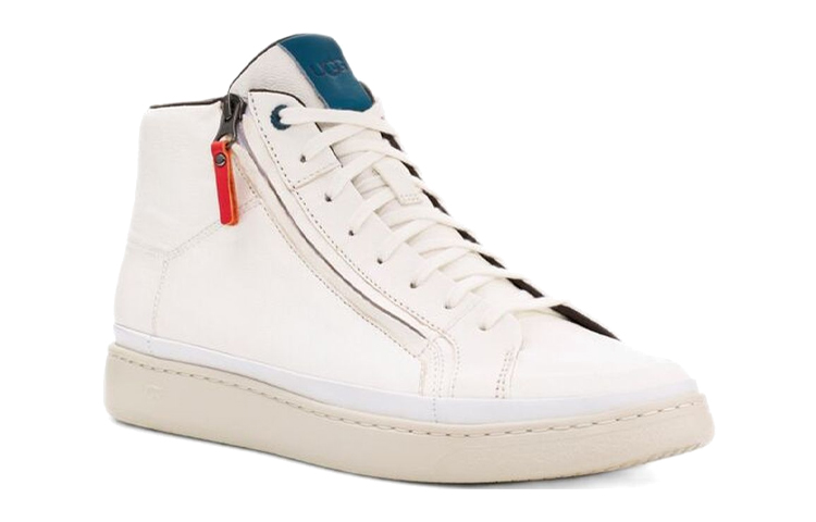 Lookbook UGG Cali Sneaker High Side Zip 'White Blue' 1120873-WMBL