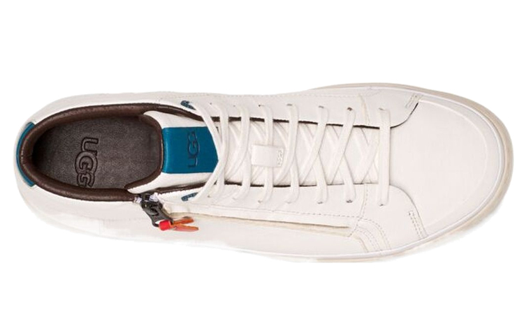 Shop UGG Cali Sneaker High Side Zip 'White Blue' 1120873-WMBL