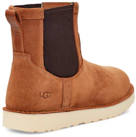 Shop UGG 戶外露營 Chelsea 羊絨風格 時尚簡約 短中筒 切爾西靴 男款 栗子棕色