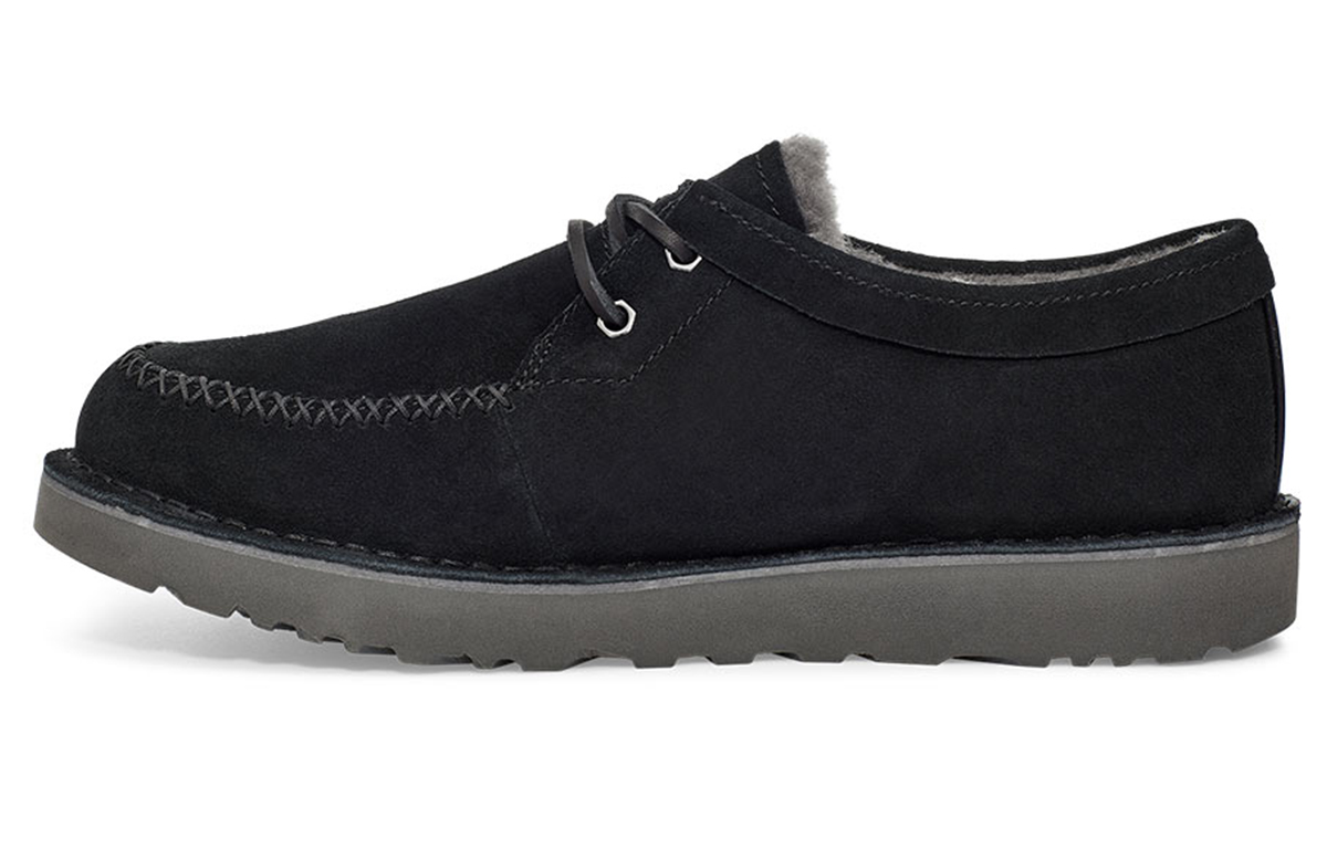 UGG Campout Lace Low Short Boots Black 1112411-BLK