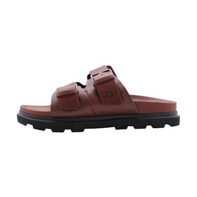 UGG Capitola Buckle Slide Sandal Cognac