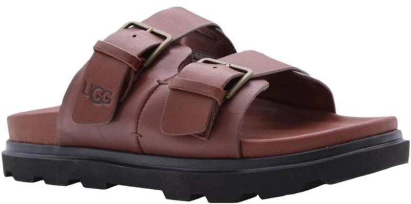 UGG Capitola Buckle Slide Sandal Cognac 1153102-COG Shop UGG Capitola Buckle Slide Sandal Cognac 1153102-COG