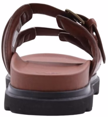 UGG Capitola Buckle Slide Sandal Cognac 1153102-COG Details for UGG Capitola Buckle Slide Sandal Cognac 1153102-COG