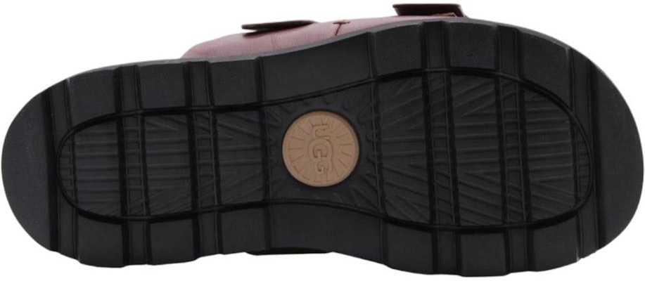 UGG Capitola Buckle Slide Sandal Cognac 1153102-COG Sizing UGG Capitola Buckle Slide Sandal Cognac 1153102-COG