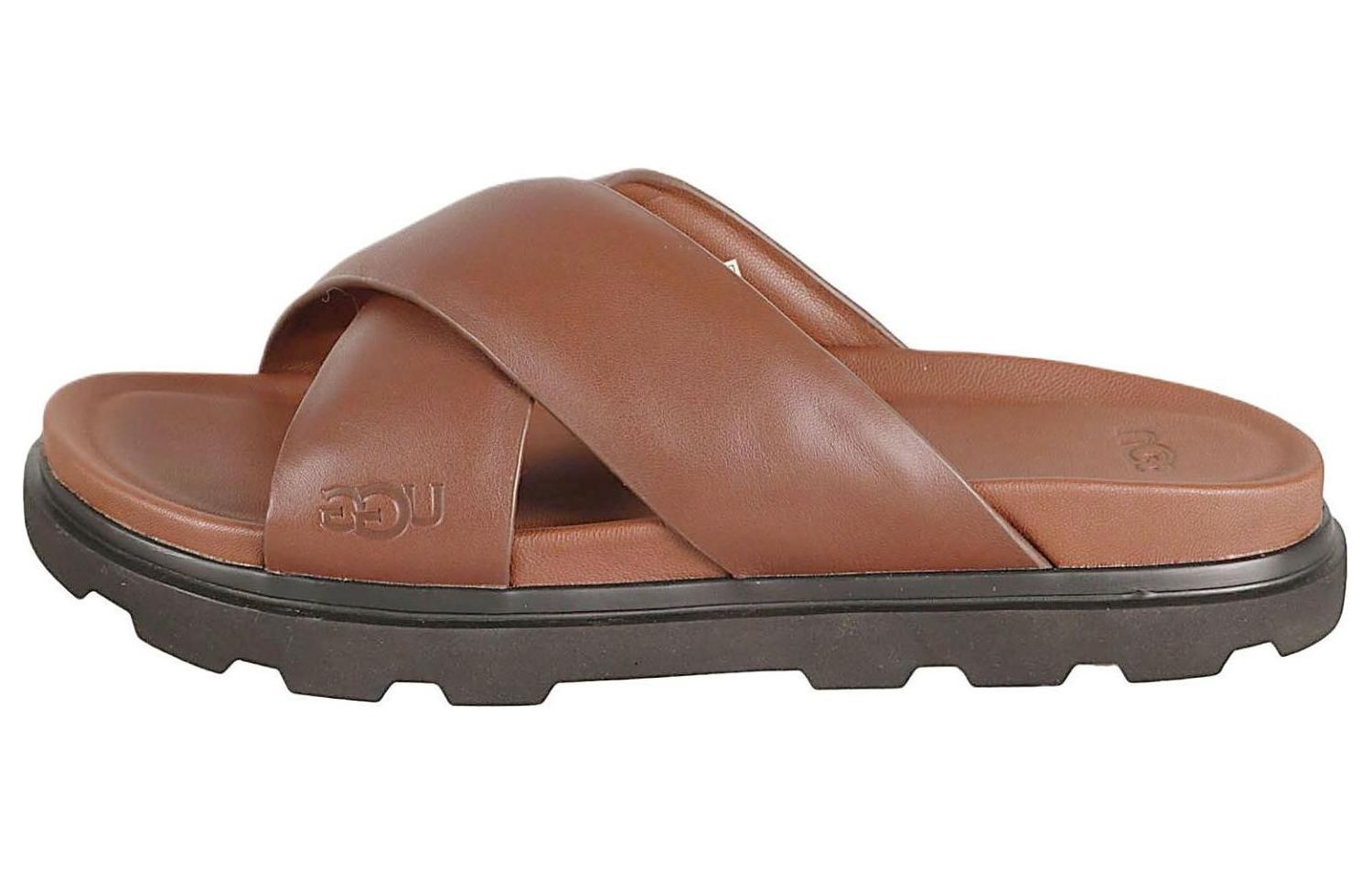 UGG Capitola Cross Slide Sandal 'Cognac' 1153076-COG
