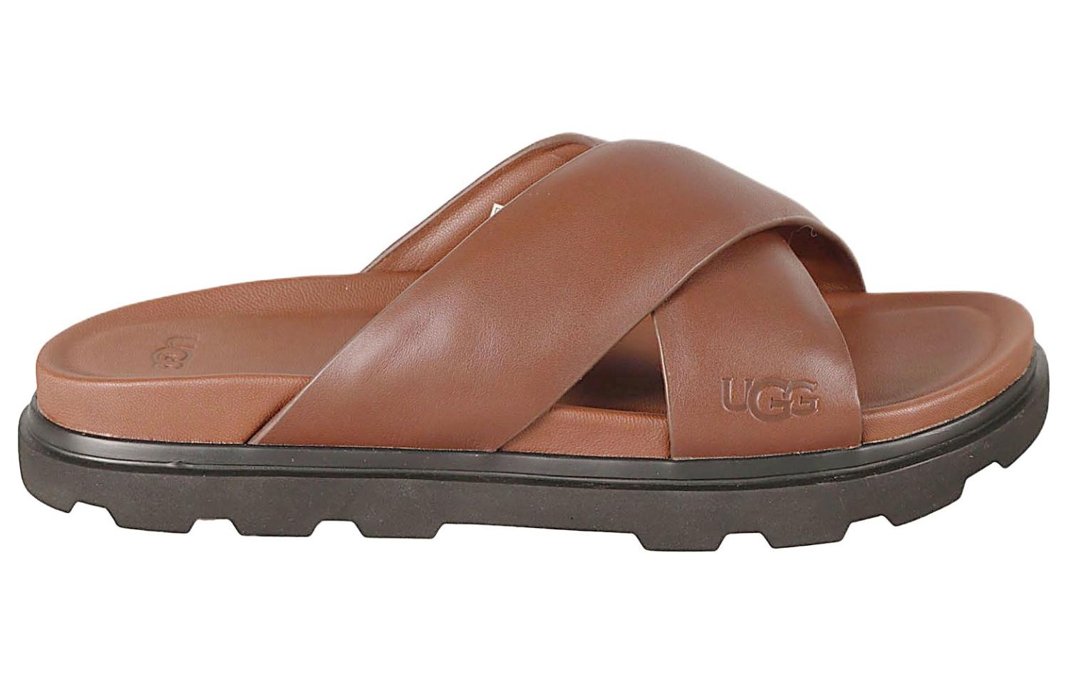 Order UGGキャピトラ クロススライドサンダル（コニャック） 1153076-COG