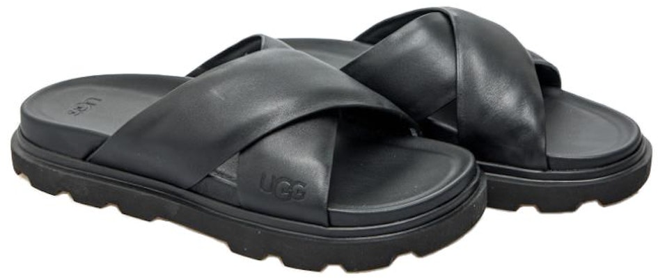 UGG Capitola Cross Slippers 'Black' 1153076-BLK Lookbook UGG Capitola Cross Slippers 'Black' 1153076-BLK