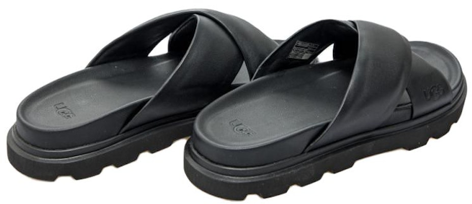 UGG Capitola Cross Slippers 'Black' 1153076-BLK Shop UGG Capitola Cross Slippers 'Black' 1153076-BLK