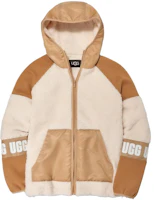 UGG Carrabella Fluff Logo Zip Hoodie Jacket Brown Unisex 1144534-PTMLT UGG Carrabella Fluff Logo Zip Hoodie Jacket Brown Unisex 1144534-PTMLT