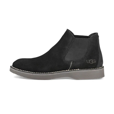 UGG Chelsea Boot 'Black Leather Retro'