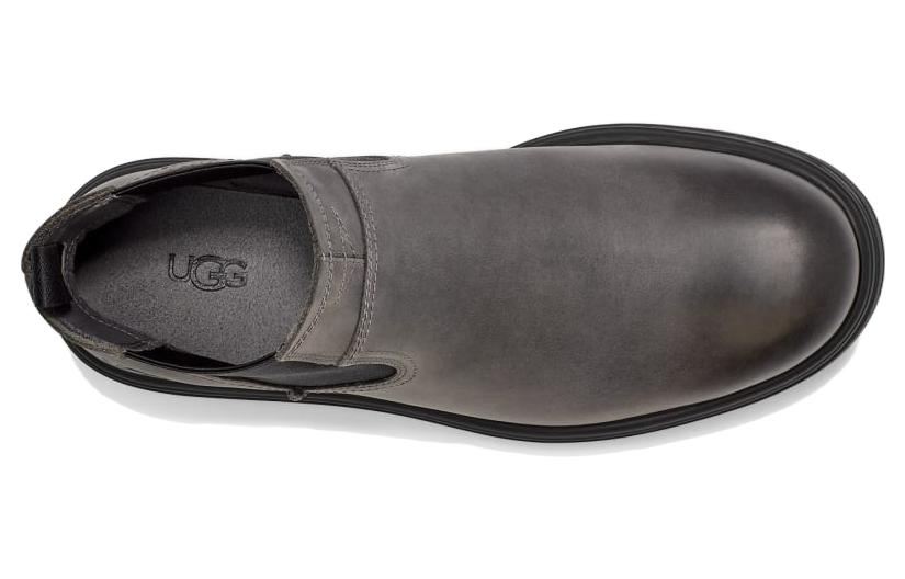 Lookbook UGG 첼시 부츠 (그레이 가죽) 1103789-DGRY