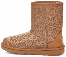 (Preschool) UGG Classic II Glitter Leopard Fleece Lined Brown 1112388T-CHE (Preschool) UGG Classic II Glitter Leopard Fleece Lined Brown 1112388T-CHE
