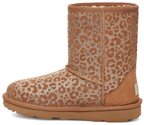 (Preschool) UGG Classic II Glitter Leopard Fleece Lined Brown 1112388T-CHE Buy (Preschool) UGG Classic II Glitter Leopard Fleece Lined Brown 1112388T-CHE